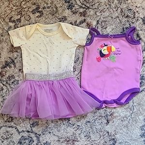 0-3 month baby girl 3 piece set